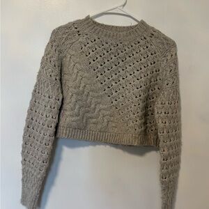 Altar'd State Textured Gray Women's Sweater